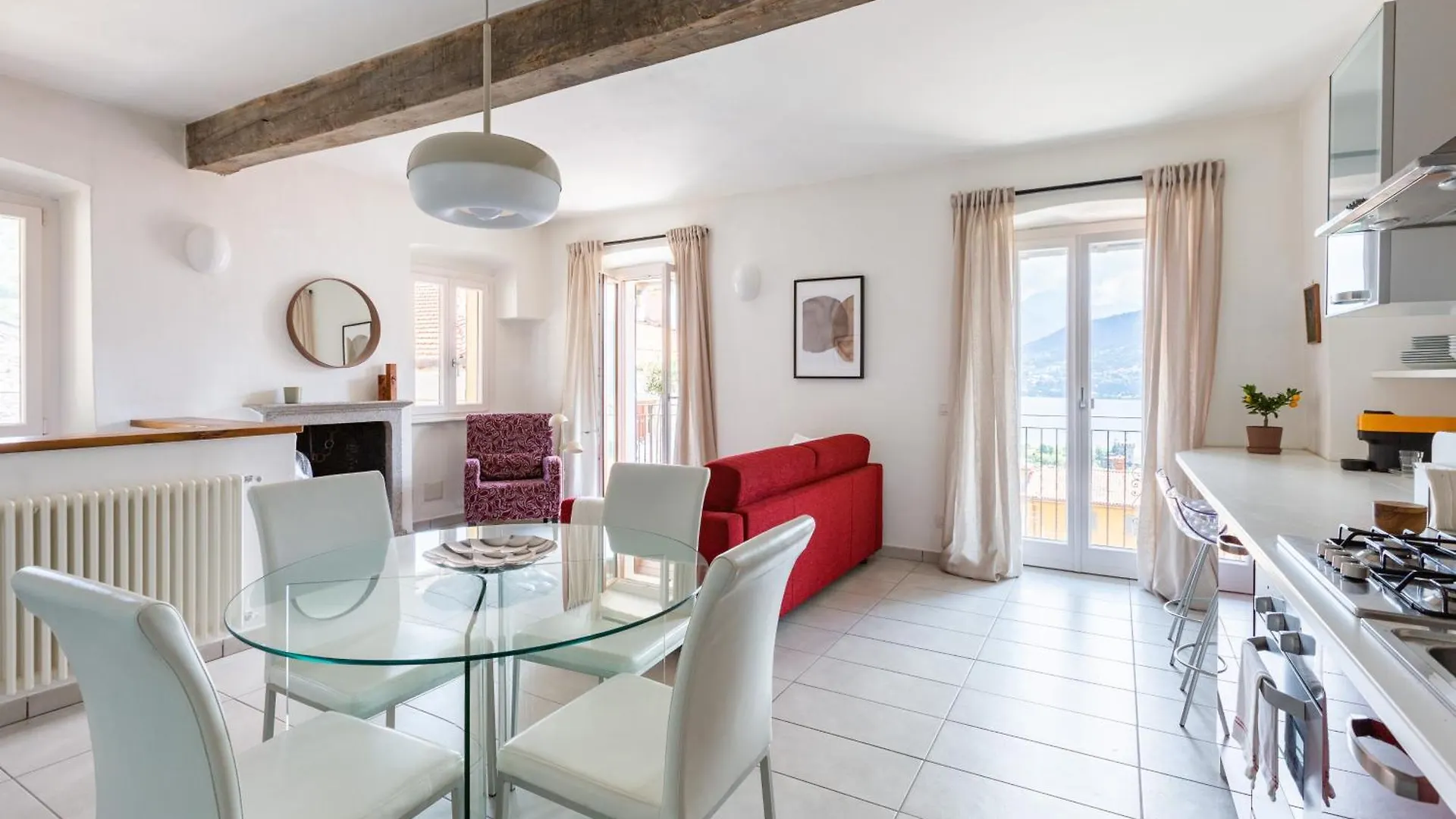 Lake View Terrace Apartment By Rent All Como Mezzegra Italia